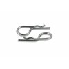 Mr Gasket Replacement Clip For Mr Gasket Hood And Deck Pinning Kits Hair Pin Style Safety Clip Chrome 1016A